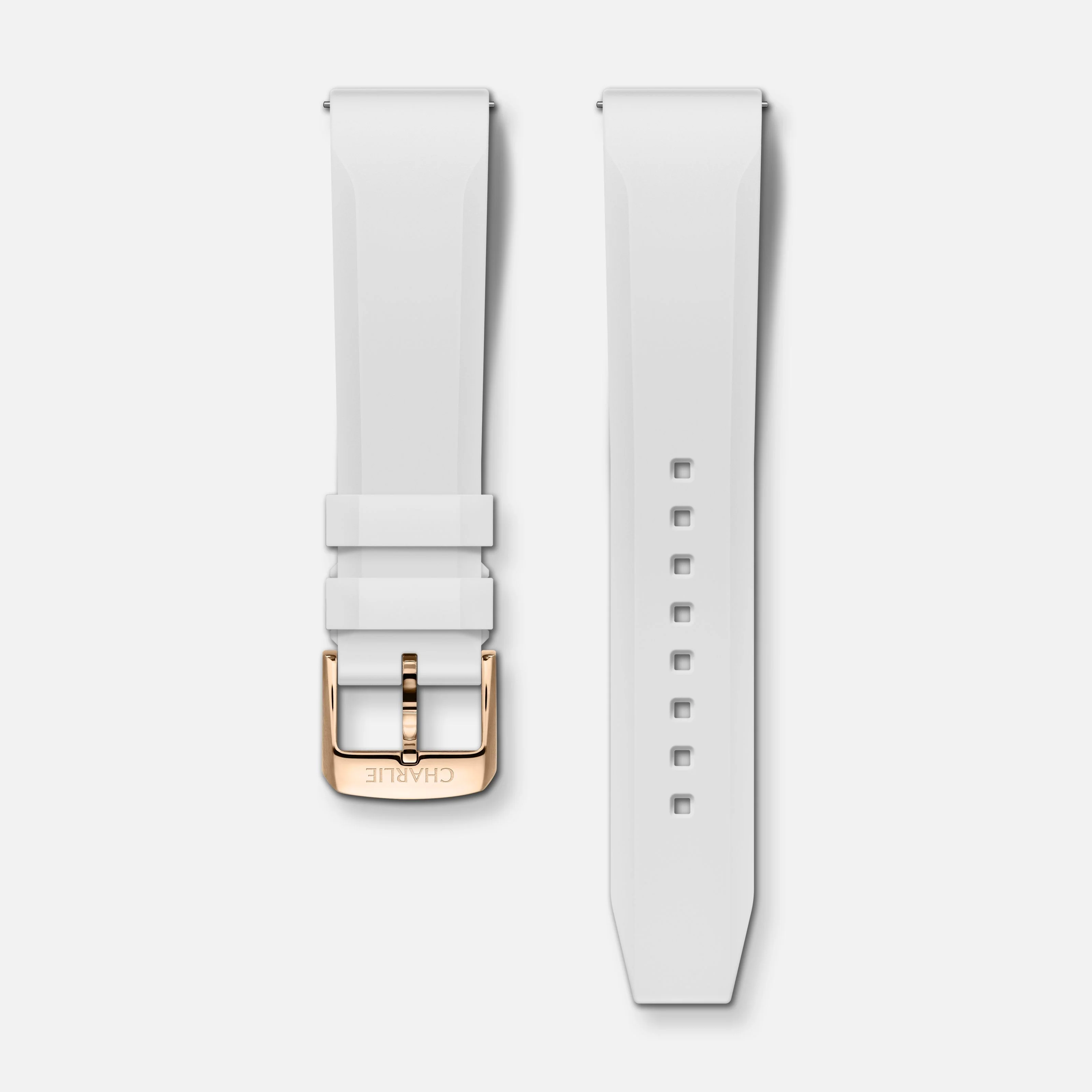 Bracelet caoutchouc blanc HNBR 20mm - Image 4