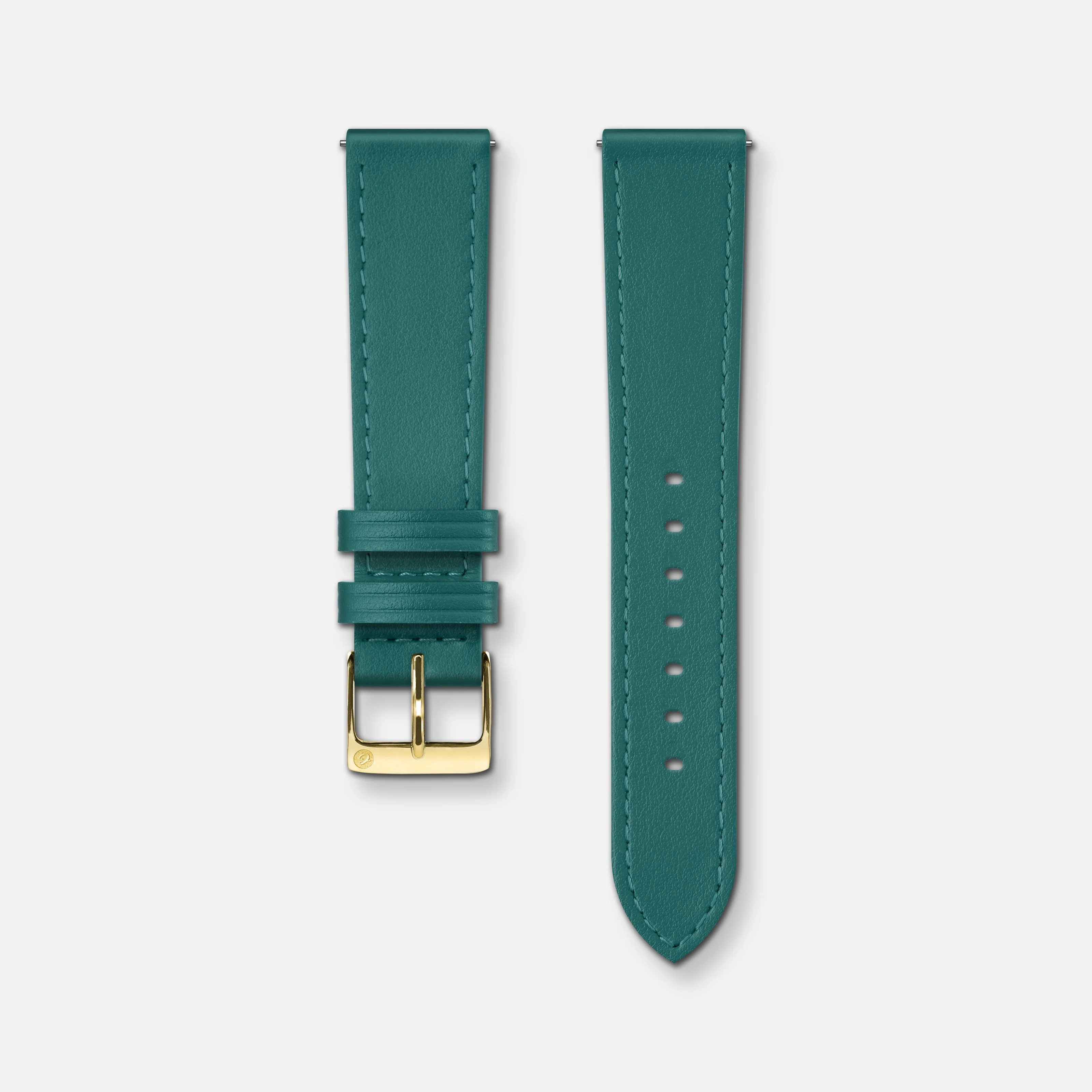 Bracelet cuir paon 18mm - Image 4