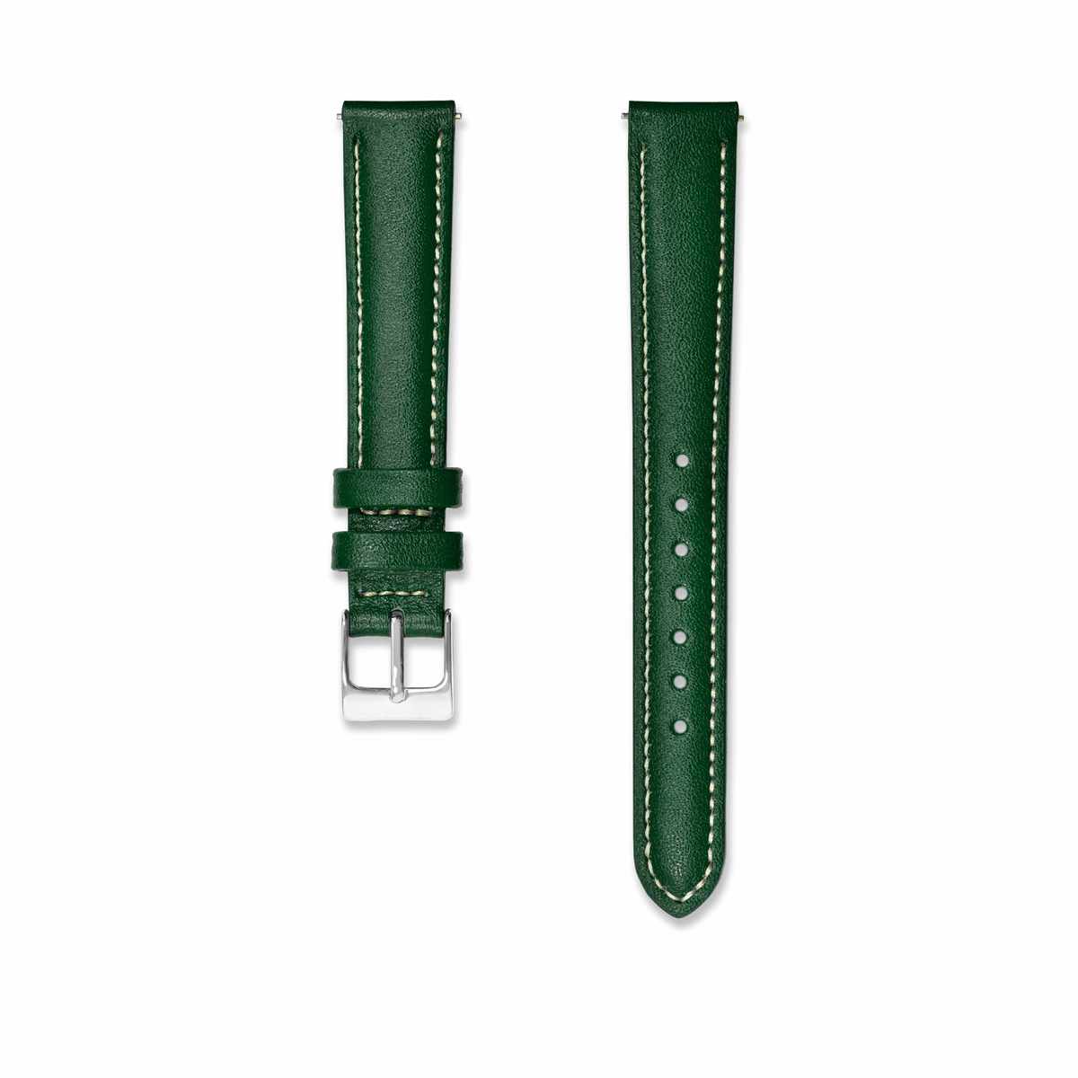Bracelet cuir Vert 14mm - Image 4